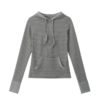 Classic Striped Slim-Fit Long-Sleeve Top — Gray